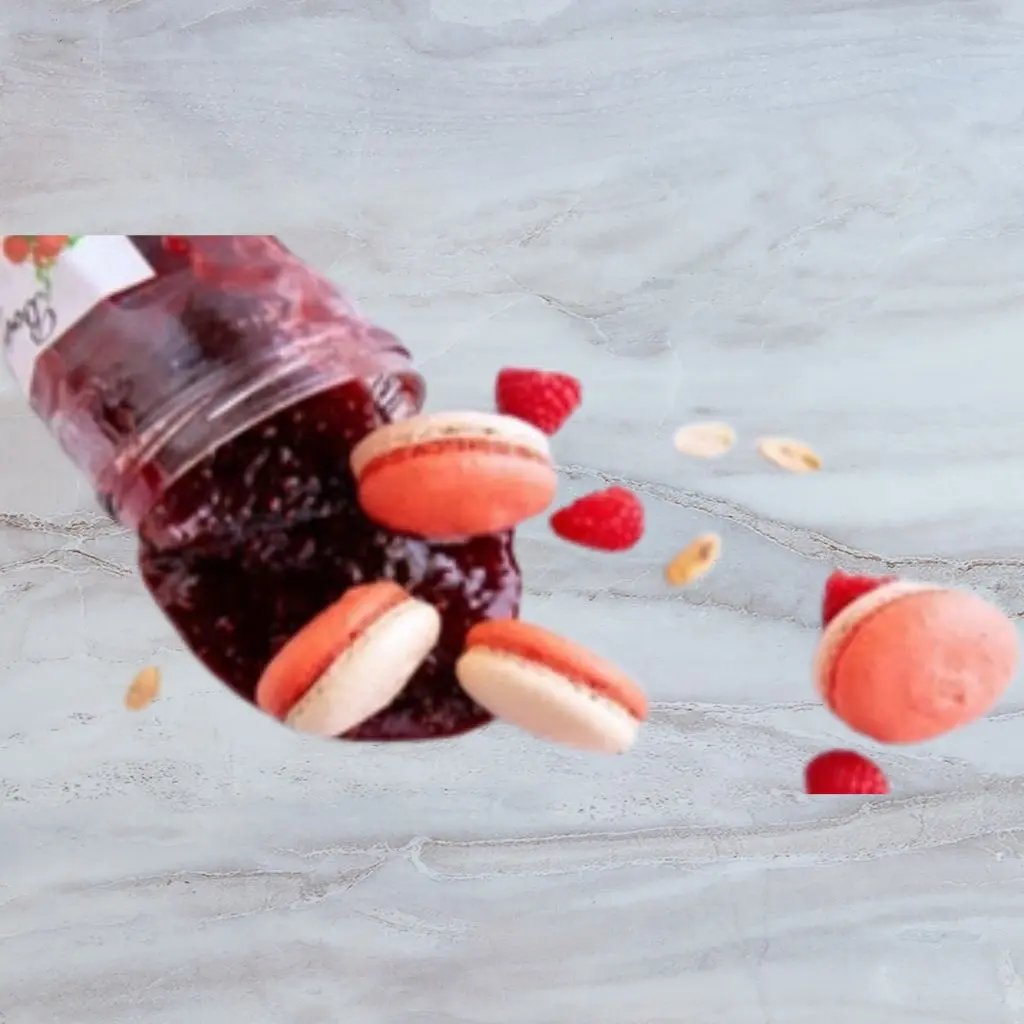 Macarons peanut butter with jam